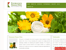 Tablet Screenshot of permacurehomeo.com